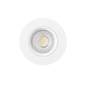 4 Inch Retrofit Eyeball Gimbal Can Lights, Slim Design, Selectable CCT,700 Lumens