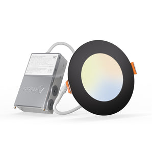 4 Inch Recessed LED Lighting, Slim Design, Selectable CCT, 800 Lumens
