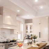 6 Inch Recessed LED Lighting With Double Ring Night Light, Slim Design, Selectable CCT, 1100 Lumens - 7