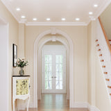 6 Inch Fire Rated LED Recessed Light, 2 Hour Rating, No Tenmat Needed, Canless Wafer, Selectable CCT, 1400 Lumens - 9