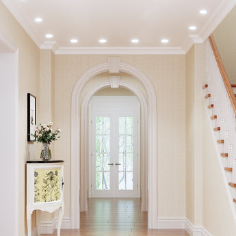 6 Inch Fire Rated LED Recessed Light, 2 Hour Rating, No Tenmat Needed, Canless Wafer, Selectable CCT, 1400 Lumens - 9