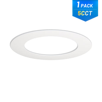 Goof Ring for 6 Inch Recessed Lights, Can Light Trim Ring Cover, 8.6" Outer Diameter, 6.2" Inner Diameter - 11