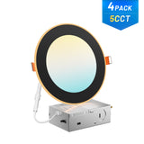 6 Inch Recessed LED Lighting With Night Light, Slim Design, Selectable CCT, 1100 Lumens - 9
