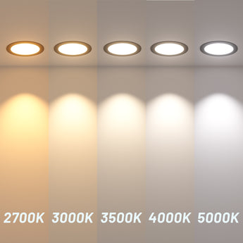 6 Inch Recessed LED Lighting, Slim Design, Selectable CCT, 1050 Lumens - 5