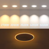 6 Inch Recessed LED Lighting With Night Light, Slim Design, Selectable CCT, 1100 Lumens - 4