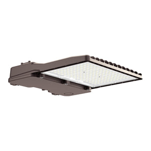 LED Parking Lot Light with Photocell: 26000 Lumens, 180W, 4000K/5000K, 120 - 277V Dusk to Dawn - 1