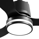 Amico 36" Outdoor Ceiling Fan with Light, IP65 Waterproof 3CCT 6 Speed Hanging Gazebo Fan, Remote Plug in for Patio Porch Garage, Black-5