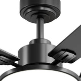 Amico 52" Downrod Mount Smart Ceiling Fan with Light, 3CCT Dimmable, 6 Speeds, Reversible DC Motor, Remote APP Alexa Control, Quiet for Home Bedroom Living Room, Black - 6