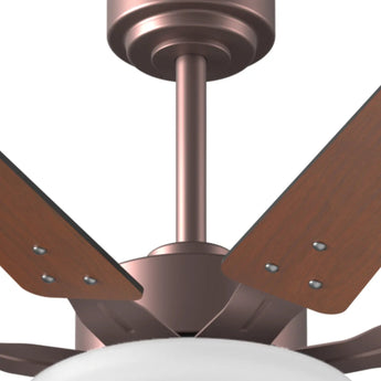 Amico 64" Ceiling Fan with Light & Remote – Dimmable, 6 - Speed Reversible DC Motor, Quiet Modern Black Fan for Living Room, Kitchen & Patio - 20