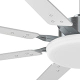 Amico 64" Ceiling Fan with Light & Remote – Dimmable, 6 - Speed Reversible DC Motor, Quiet Modern Black Fan for Living Room, Kitchen & Patio - 25
