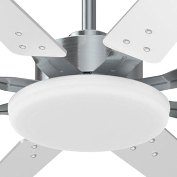 Amico 64" Ceiling Fan with Light & Remote – Dimmable, 6 - Speed Reversible DC Motor, Quiet Modern Black Fan for Living Room, Kitchen & Patio - 24