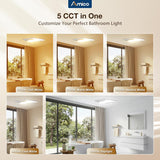 Bathroom Exhaust Fan with LED Light, 110 CFM, 1.0 Sones, 1000LM, 5CCT, 90CRI, ETL & FCC Certified-5