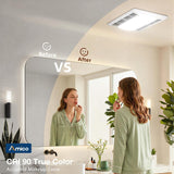 Bathroom Exhaust Fan with LED Light, 80 CFM, 0.9 Sones, 1000LM, 5CCT, 90CRI, ETL & FCC Certified-6