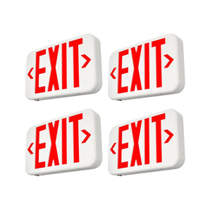 Double-Sided LED Exit Sign with Battery Backup,Exit Sign for Business,Easy To Install,UL Certified,AC 120/277V-1