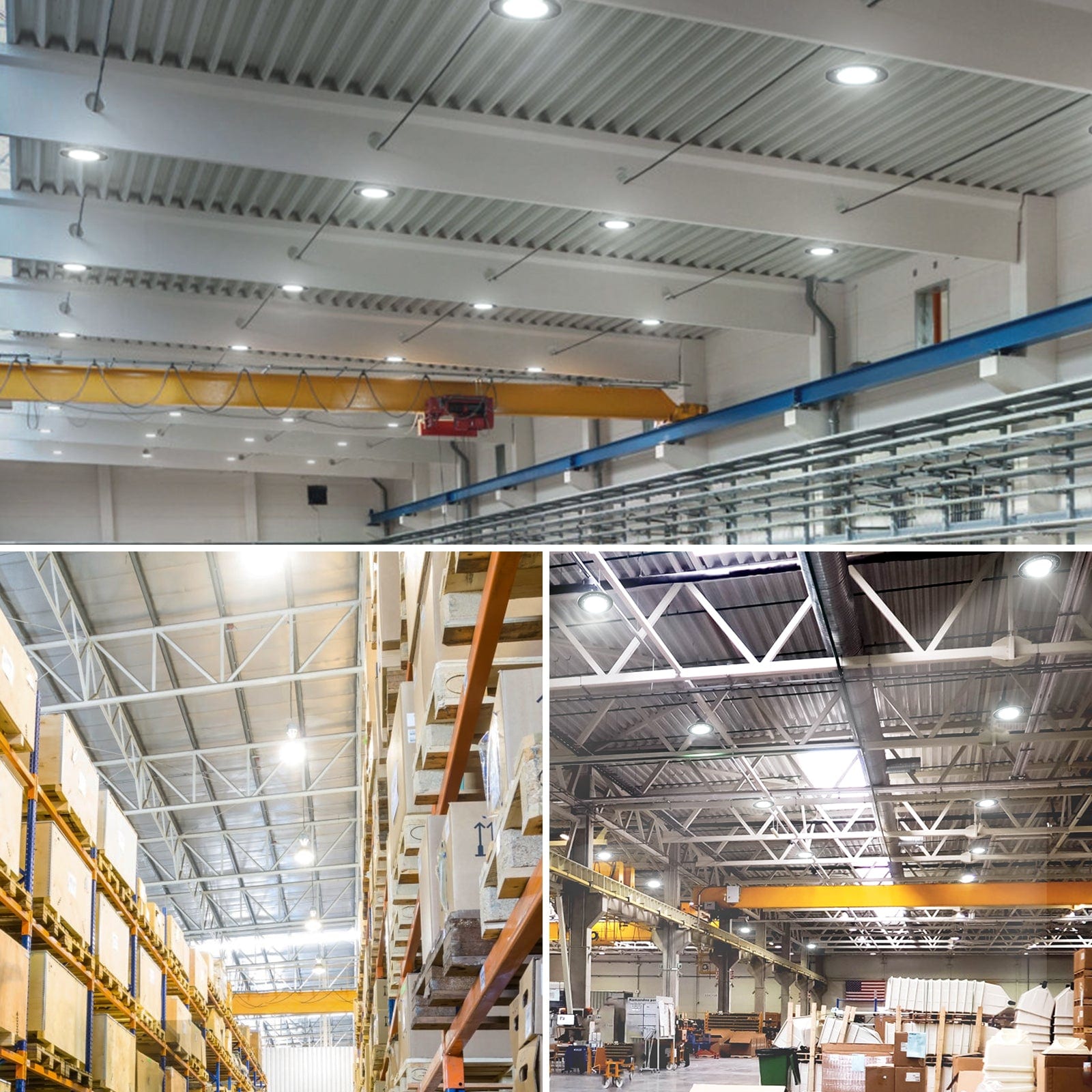 Led lighting solutions for warehouse