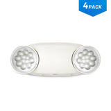 Emergency Lights for Business, with Battery Backup,Hard Wired, UL 924 Certified,AC 120/277V,Two Head Adjustable LED Emergency Lighting-8