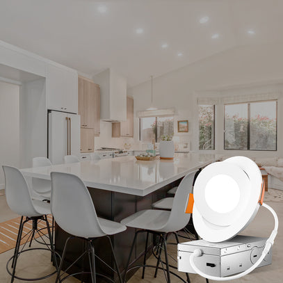 Adjustable recessed led gimbal downlight