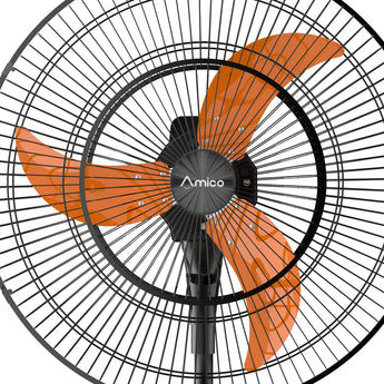 Industrial Wall Mount Fan with Remote Control, High Velocity Oscillating Wall Mounted Fan, DC Motor Commercial Shop Fan for Garage, Workshop, Gym, Patio, Indoor/Outdoor-3
