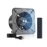 Kitchen Exhaust Fan with Remote, 686 CFM High Airflow EC Motor Ventilation Fan, 9-Speed Adjustable, 29W Energy Efficient, Timer, Low Noise 50dB, Black for Kitchen, Garage, Attic & Greenhouse, FCC Certified-1