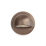 Round Low Voltage LED Deck Step Light - Dimmable Aluminum Landscape Lamp - 4