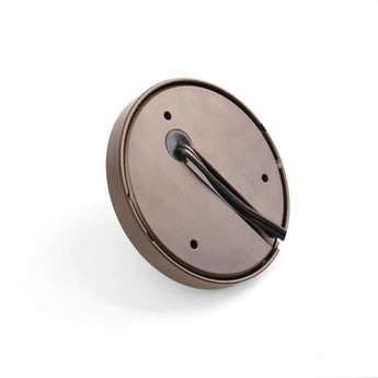 Round Low Voltage LED Deck Step Light - Dimmable Aluminum Landscape Lamp - 6