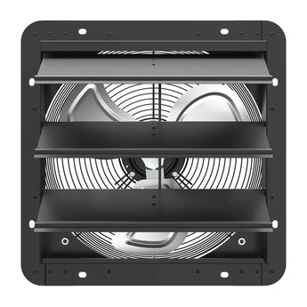 Shutter Exhaust Fan 8-Speed , 1238 CFM DC Vent Fan with Thermostat Humidity Control for Attic Garage Chicken Coop-20