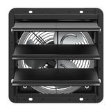 Shutter Exhaust Fan Wall Mounted with EC Motors and Remote Control, Timer, 8 Speeds, 850CFM, Low Noise, Easy to Install, Plug in Ventilation Fan for Garages, Shops, Greenhouse, Attic-12
