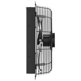 Shutter Exhaust Fan Wall Mounted with EC Motors and Remote Control, Timer, 8 Speeds, 850CFM, Low Noise, Easy to Install, Plug in Ventilation Fan for Garages, Shops, Greenhouse, Attic-25