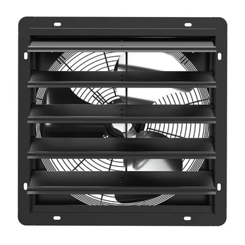 Shutter Exhaust Fan Wall Mounted with EC Motors and Remote Control, Timer, 8 Speeds, 850CFM, Low Noise, Easy to Install, Plug in Ventilation Fan for Garages, Shops, Greenhouse, Attic-16