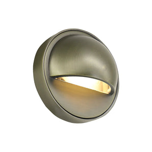Solid Brass Low Voltage Deck Light, Antique Bronze Outdoor Step & Surface Mount Spotlight for G4 LED Bulbs, ETL Listed (Lamp Not Included) - 2