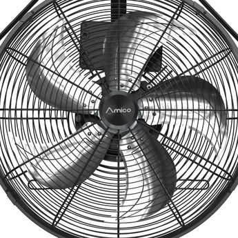 Wall Mount Fan 9-Speed High Velocity , 1050 CFM Brushless DC Metal Fan with Remote, Industrial Fan for Garage Warehouse Patio Outdoor-29