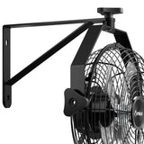 Wall Mount Fan 9-Speed High Velocity , 1050 CFM Brushless DC Metal Fan with Remote, Industrial Fan for Garage Warehouse Patio Outdoor-13