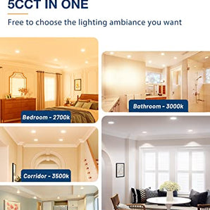 Amico 5cct led recessed light